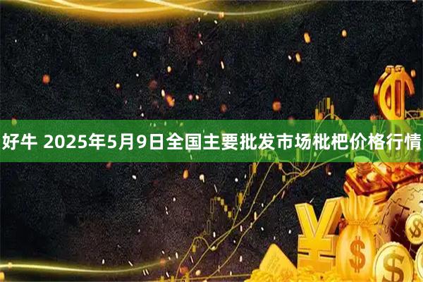 好牛 2025年5月9日全国主要批发市场枇杷价格行情